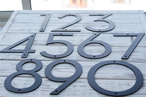 house number metal plaque|10 inch metal house numbers.